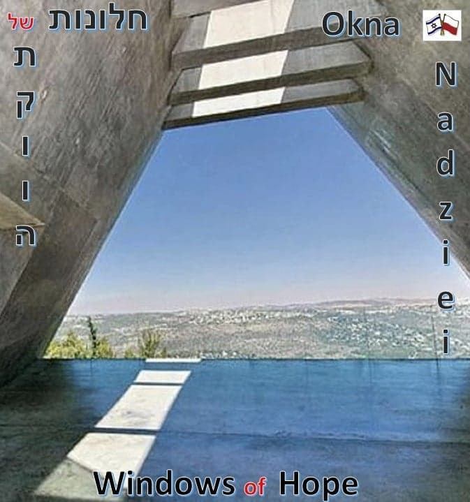 Plakat projektu “Windows of Hope”