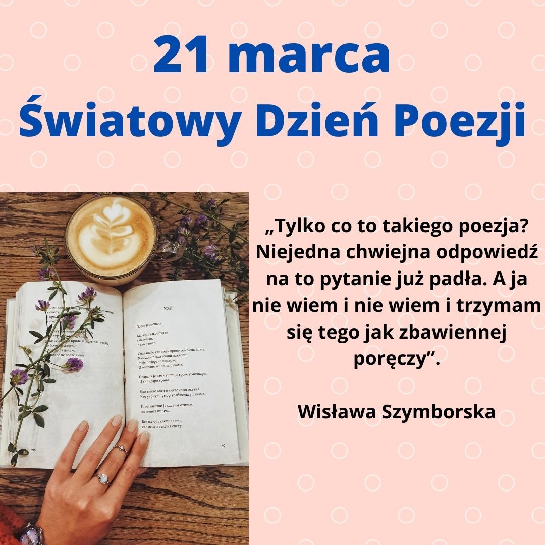 Plakat Światowy Dzień Poezji
