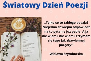 Plakat Światowy Dzień Poezji