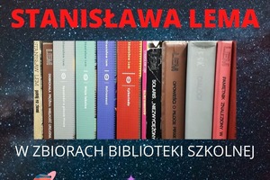 Plakat akcji Rok 2021 rokiem Stanisława Lema