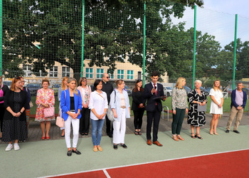 Powitanie Przewodniczącego Samorządu Uczniowskiego
