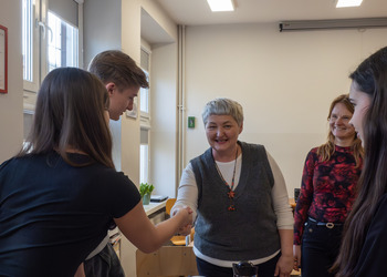 Przywitanie MRMW przez Dyrekcję